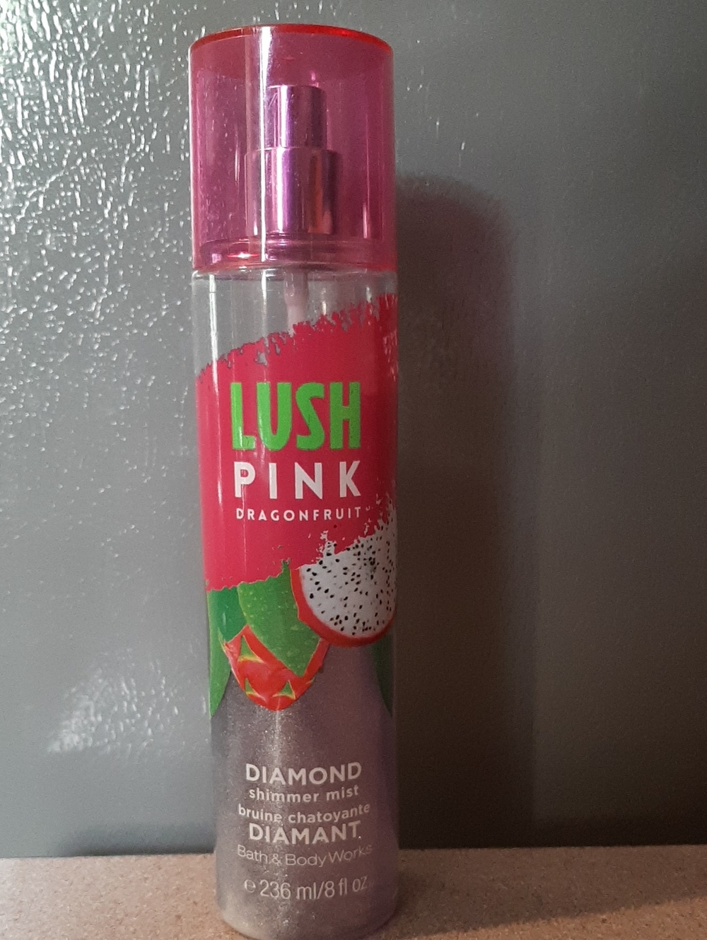 Bath & Body Works Lush Pink Dragonfruit Diamond Shimmer Fine Fragrance Mist